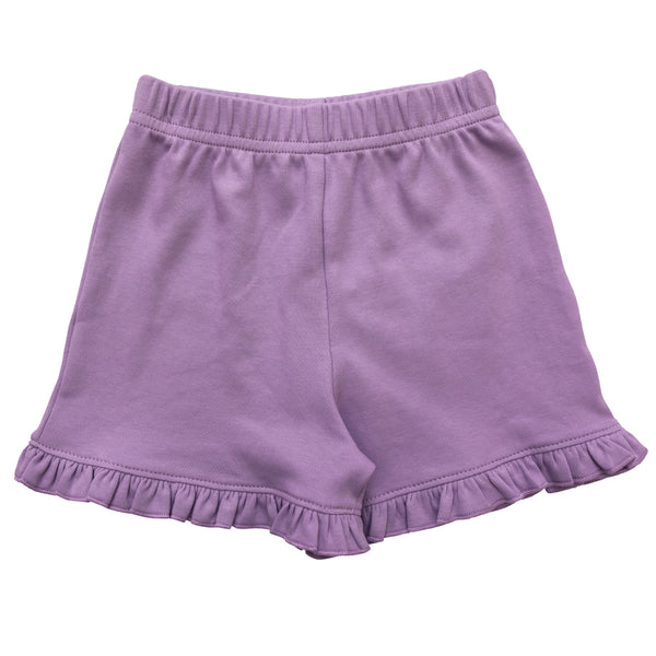 Interlock Ruffle Shorts- Lavender