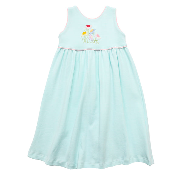 Rainbow Blooms Button Back Dress