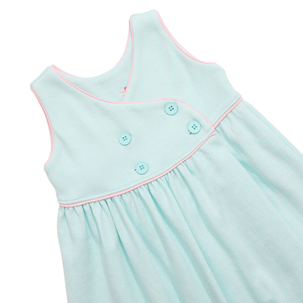 Rainbow Blooms Button Back Dress