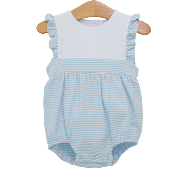 Sophia Bubble- Light Blue Stripe