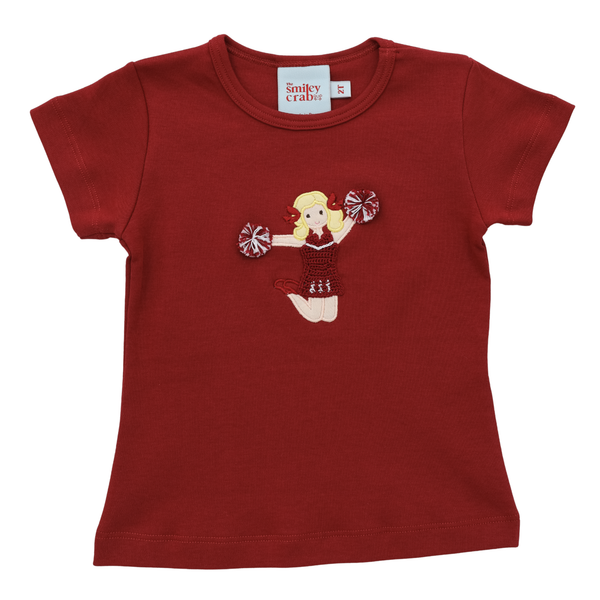 Cheerleader Shirt- Maroon
