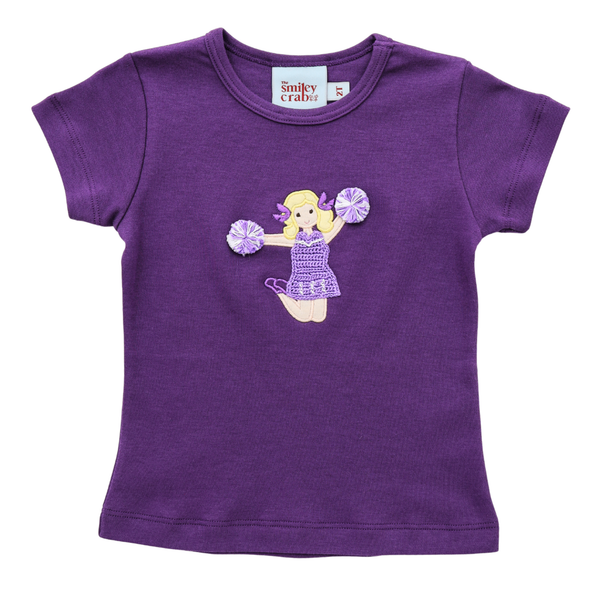 Cheerleader Shirt- Purple
