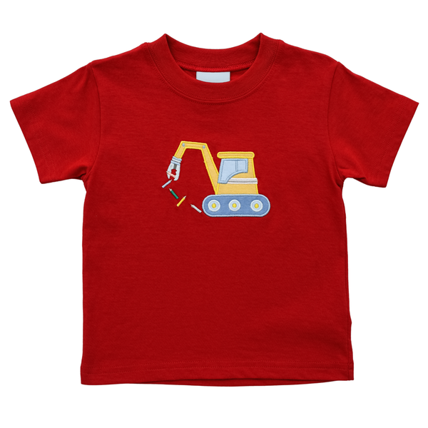 Excavator Crayons Shirt