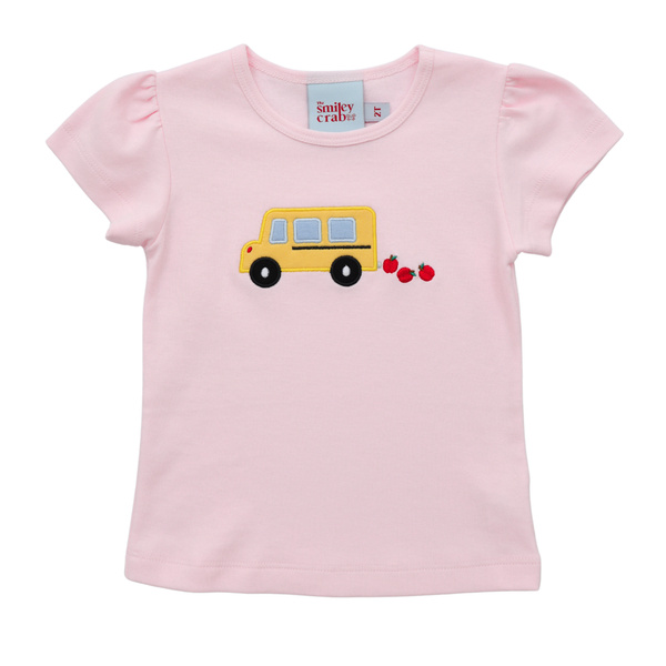 School Bus & Apple Blouse