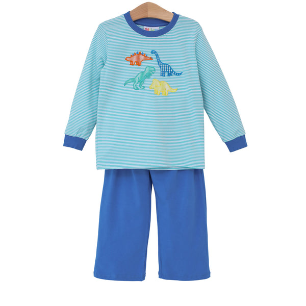 Dinosaur Applique Pants Set