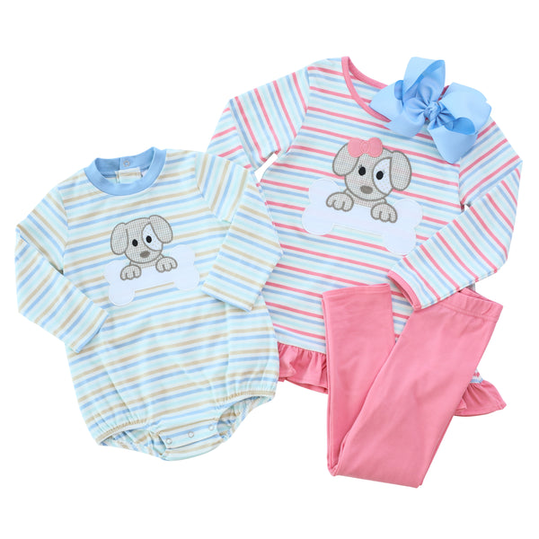 Puppy Applique Bubble