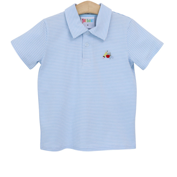 School Supplies Mini Embroidery Polo