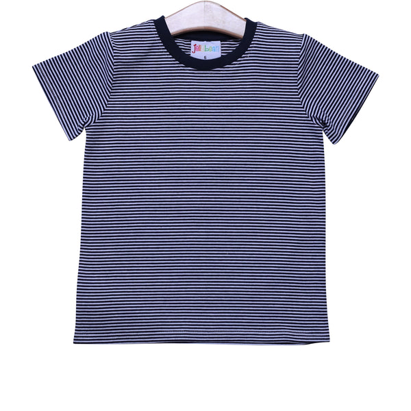 Graham Shirt- Navy Stripe
