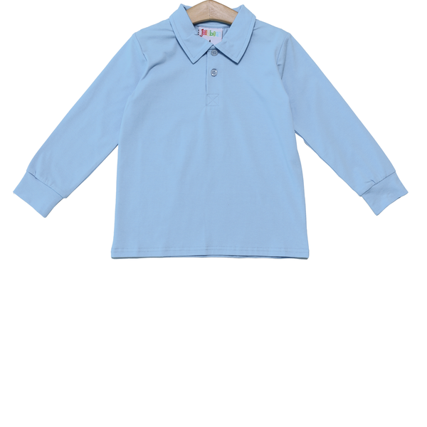 Michael Polo LS- Light Blue