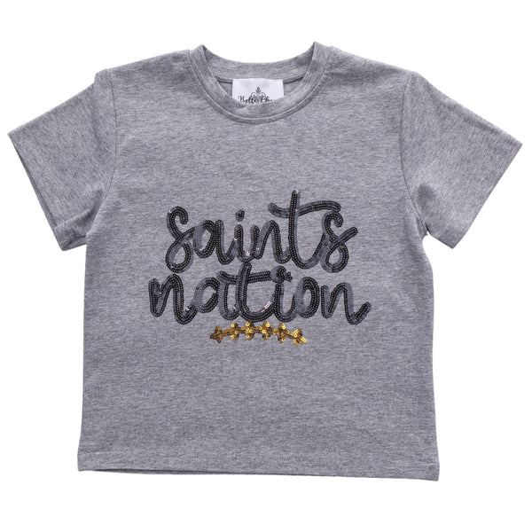 Saints Nation Sequin Shirt