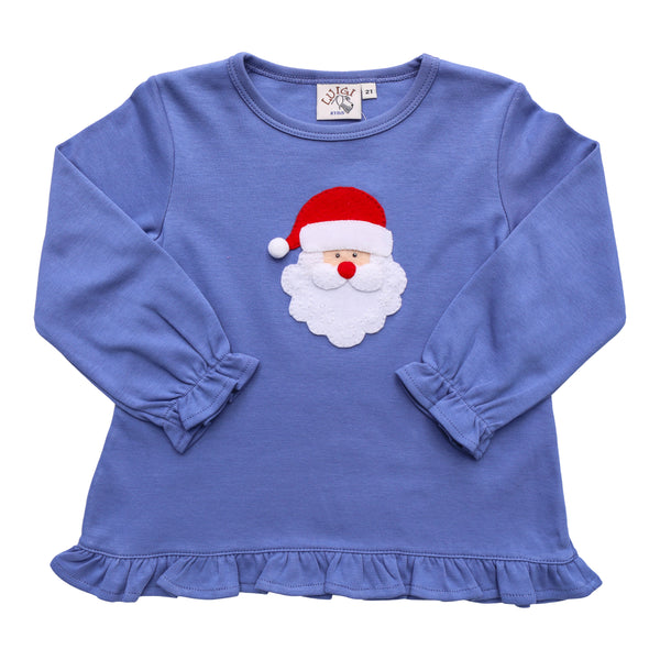 Santa Ruffle Top