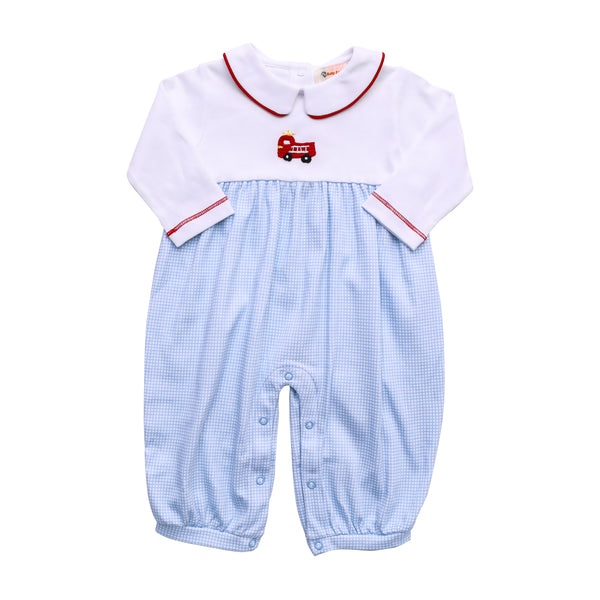 Crochet Firetruck Romper
