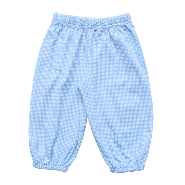 Bloomer Pants- Light Blue Gingham