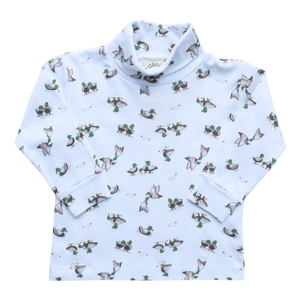 Mallard Printed Turtleneck