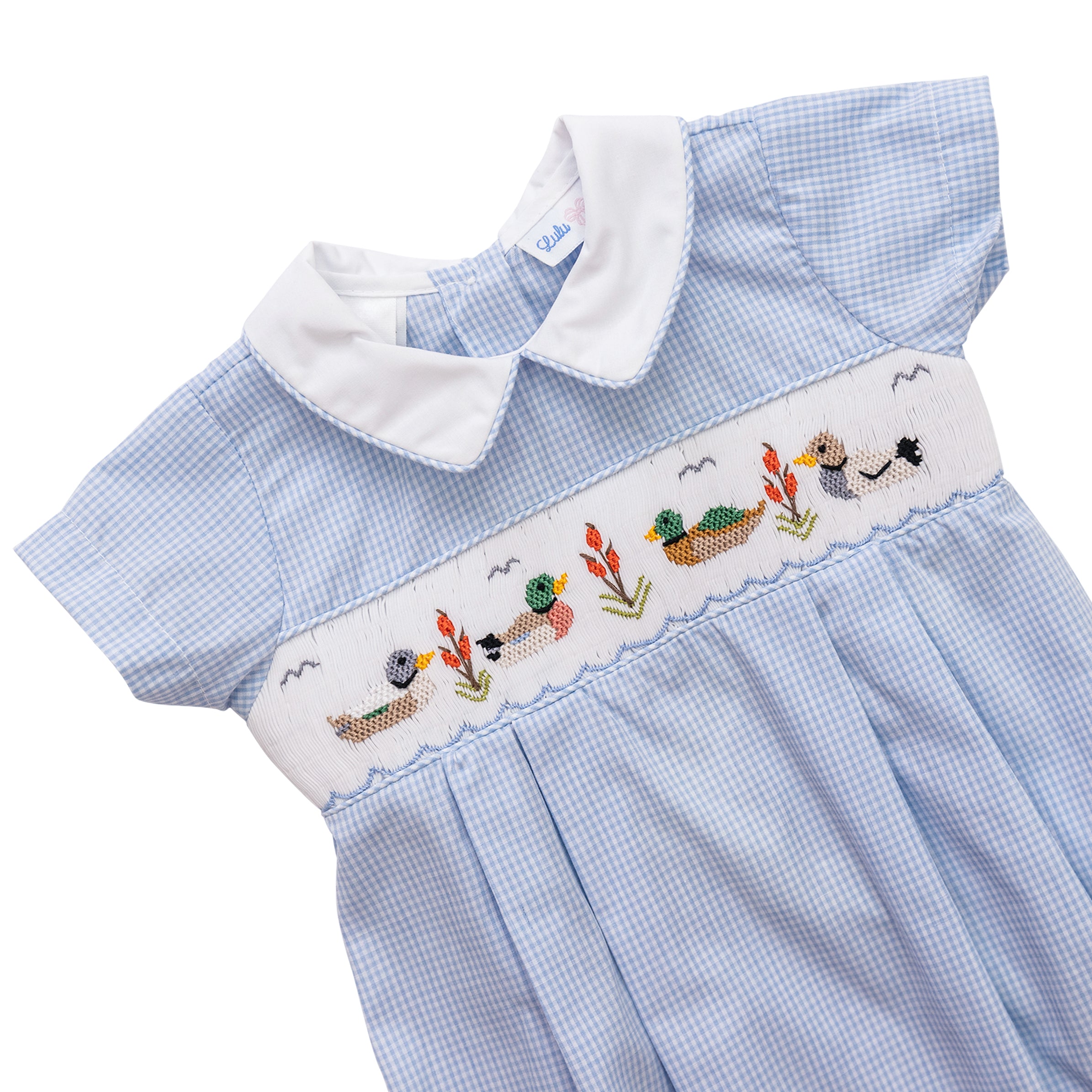Duck Smocked Bubble Smock Candy