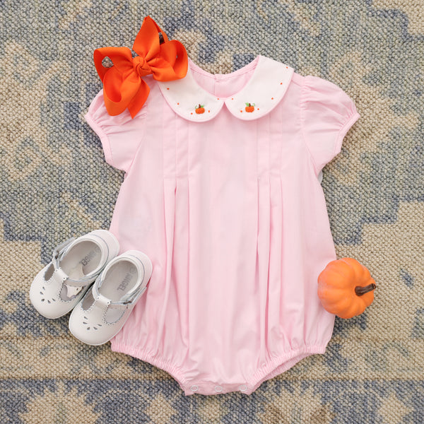 Cayden Bubble- Pink Crochet Pumpkin