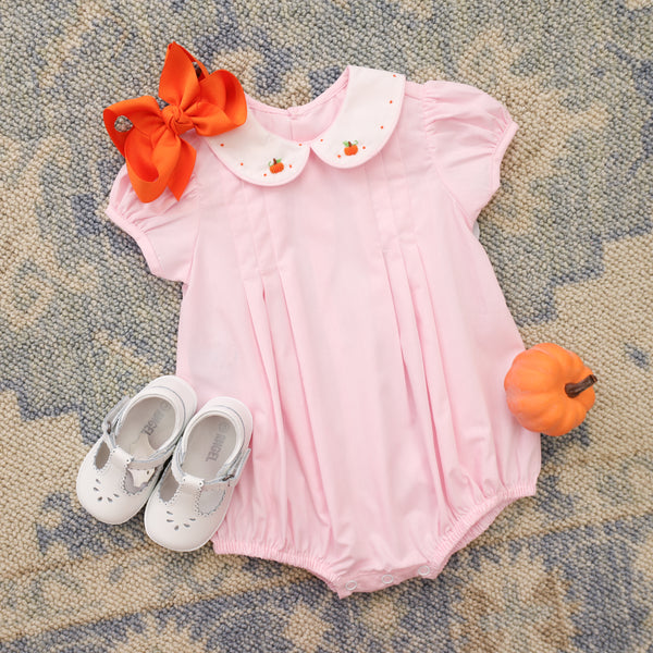 Cayden Bubble- Pink Crochet Pumpkin