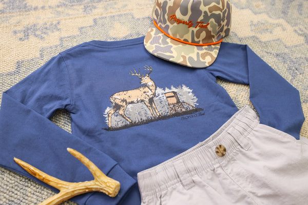 Deer Season LS- River Blue