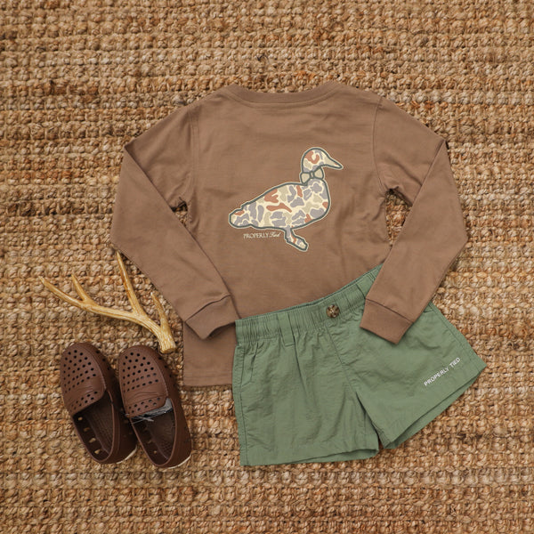 Field Camo Logo LS- Walnut