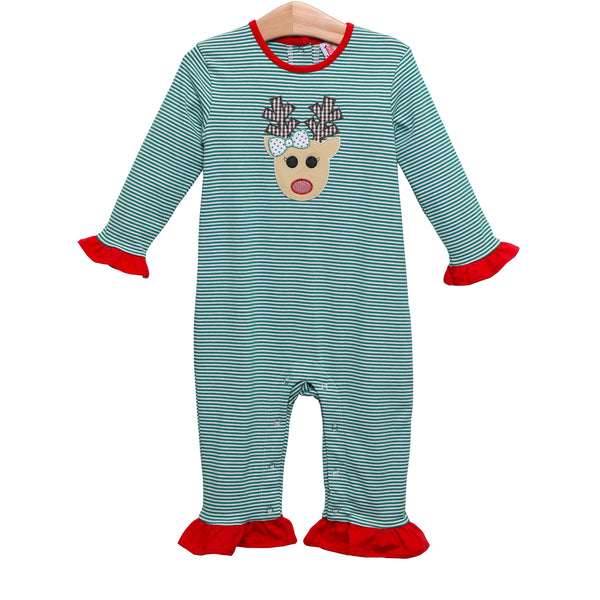Reindeer Ruffle Romper