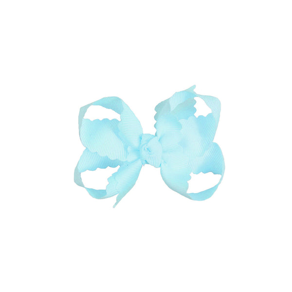 Scalloped Edge Grosgrain Hair Bow (3.5")