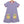 Crayon Pocket Dress-  Lavender Stripe