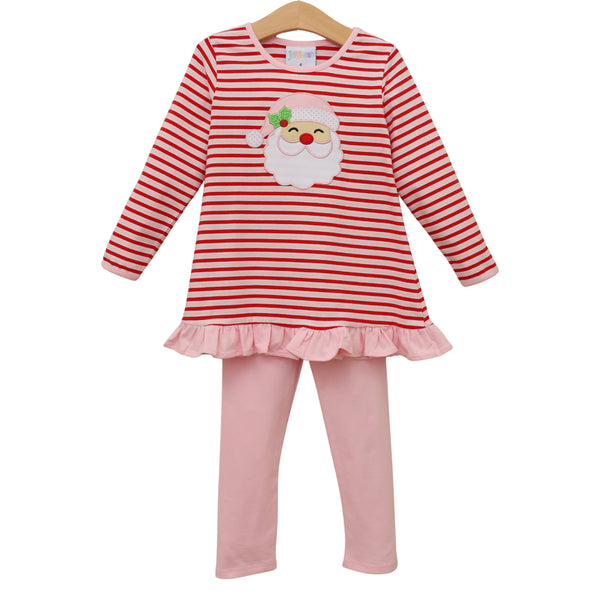 Jolly St. Nick Ruffle Pants Set