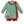 Christmas Cottage Ruffle Bloomer Set