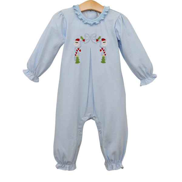 A Classic Christmas Pleat Romper
