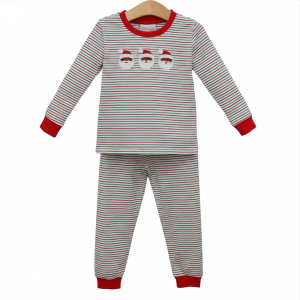 Christmas Candy Stripe Dark Skin Santa Set