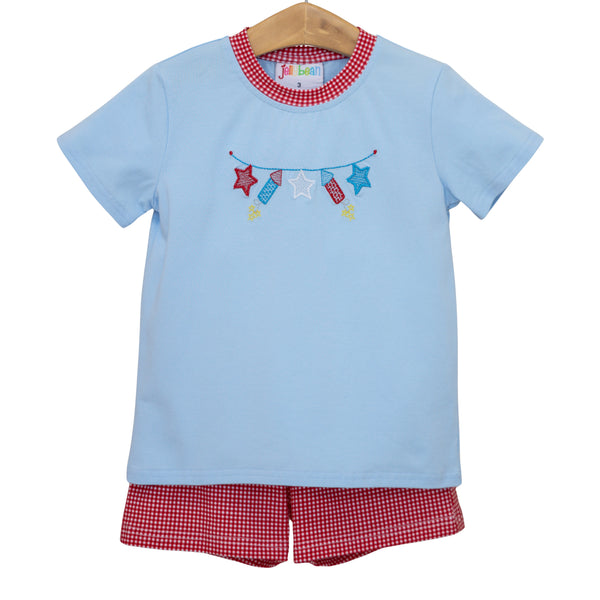 Star Spangled Banner Short Set