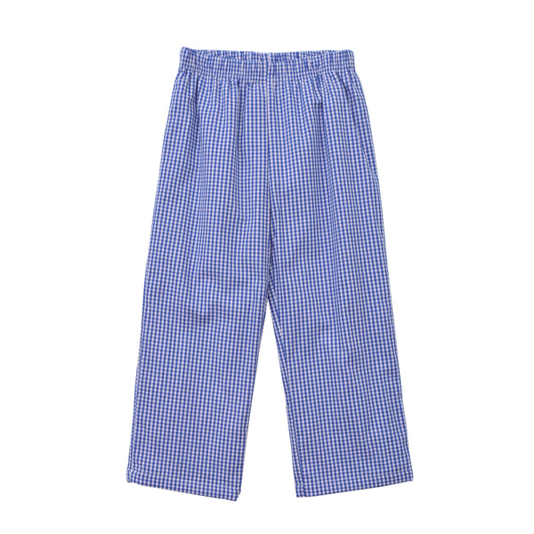 Pants- Royal Blue Gingham