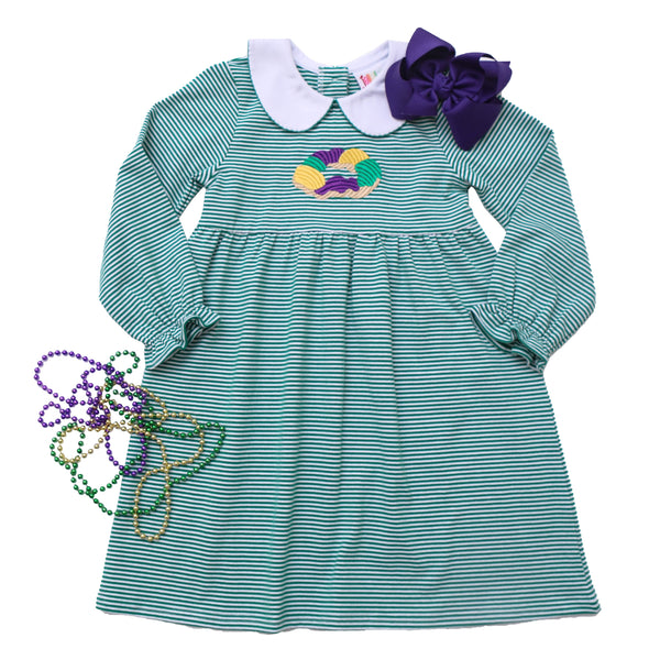 King Cake Embroidery Dress