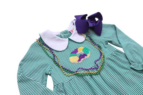 King Cake Embroidery Dress