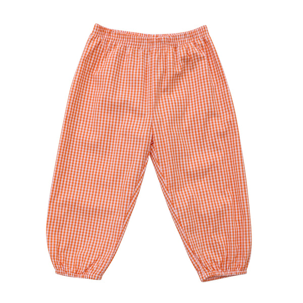 Bloomer Pants- Orange Gingham