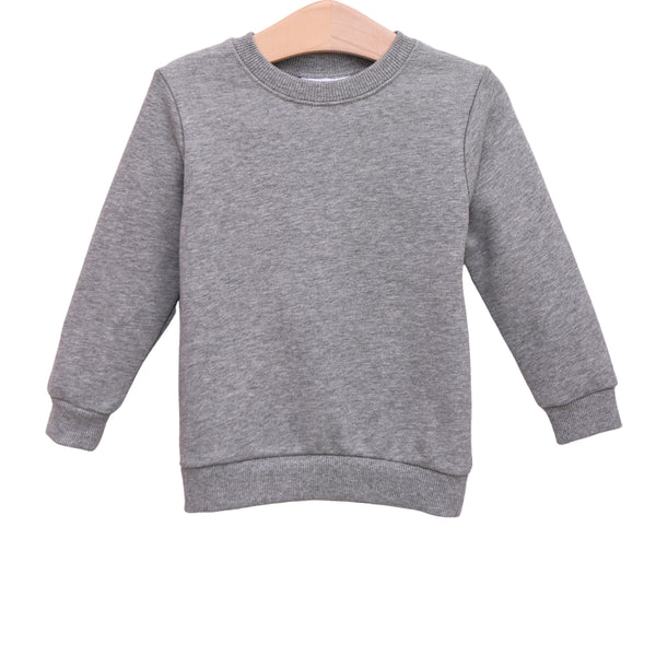 French Terry Pullover- Grey