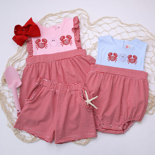Crab Ruffle Short Set
