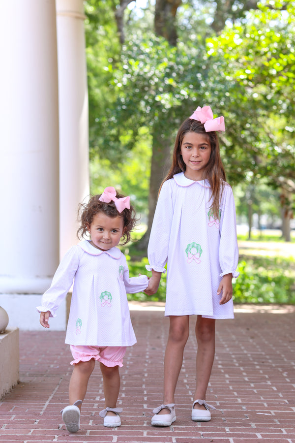 Wreath Pleat Bloomer Set