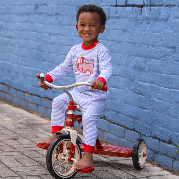 Christmas Firetruck Romper