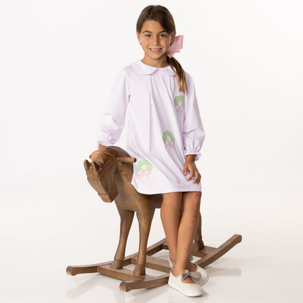 Wreath Pleat Dress