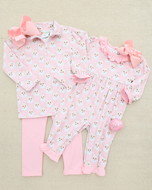 Jolly Santa Ruffle Romper