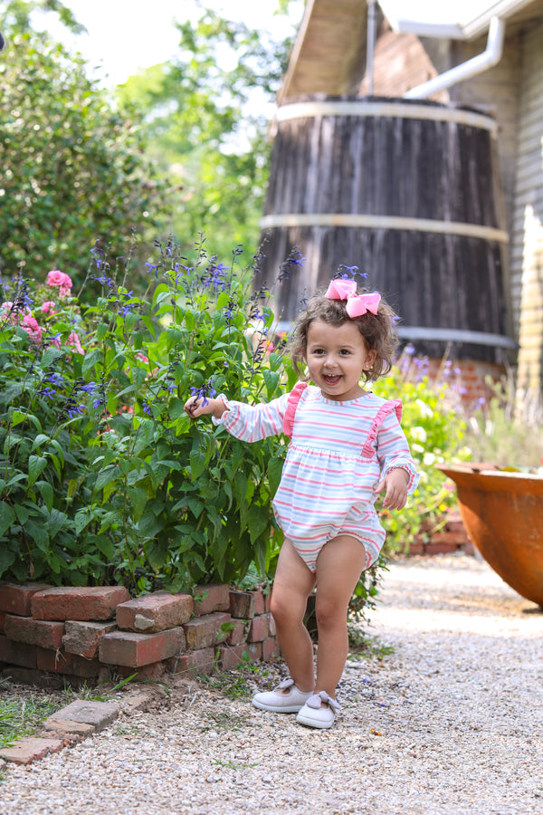 Charleston Stripe Evie Long Sleeve Bubble