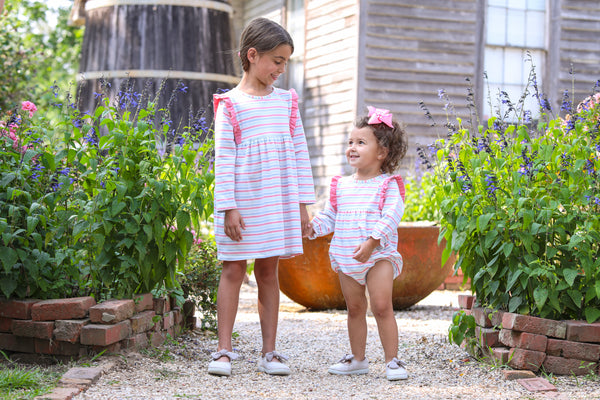 Charleston Stripe Evie Long Sleeve Bubble