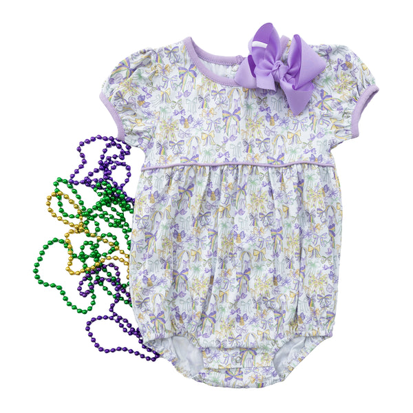 Mardi Gras Bow Bubble