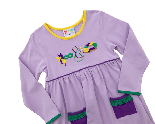 Mardi Gras Trio Dress