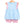 Evie Bloomer Set - Light Blue and Pink Gingham