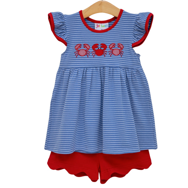 Coastal Crab Scallop Short Set