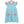 Mia Dress- Dark Mint Strip w/ Pink
