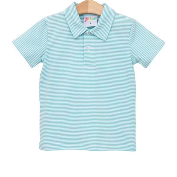 Michael Polo- Dark Mint Stripe