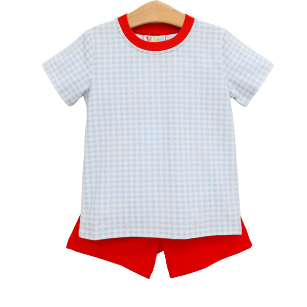 Graham Short Set- Southern Summer Gingham